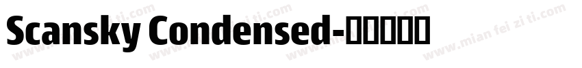 Scansky Condensed字体转换